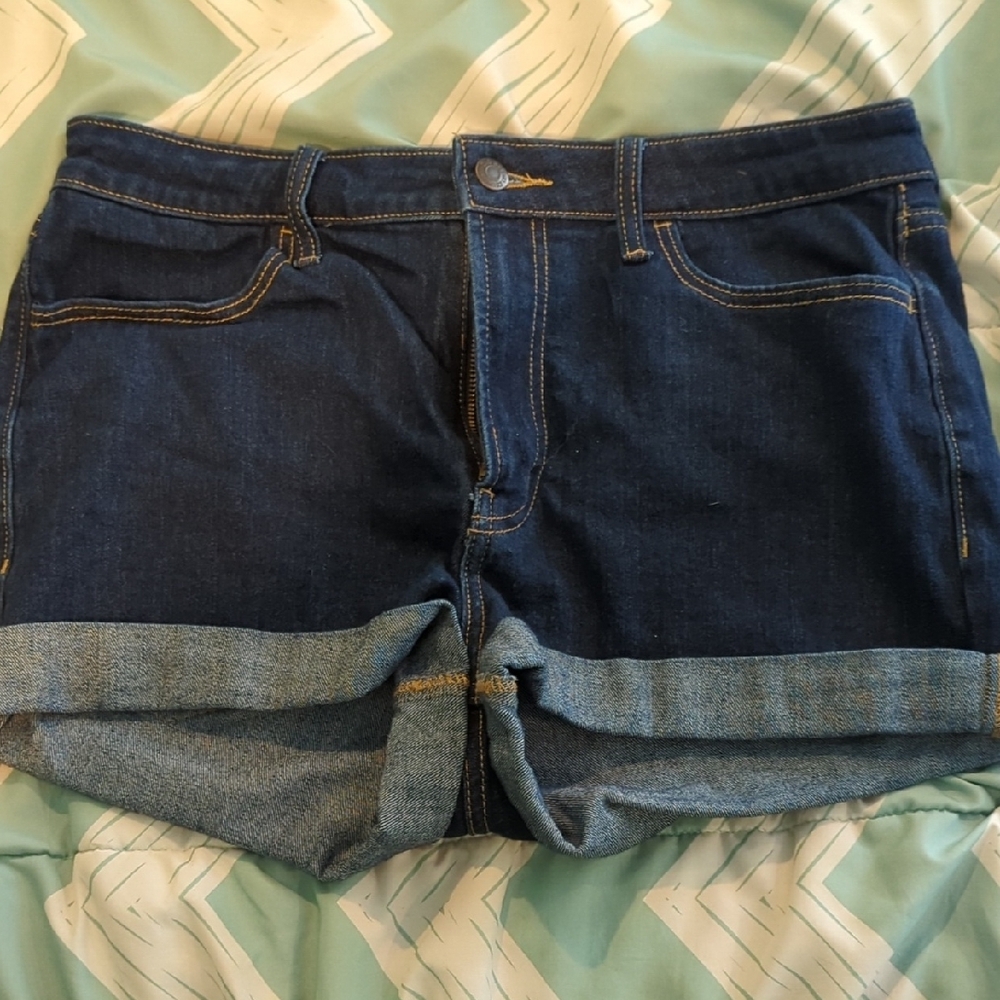 Old Navy Blue Jean Shorts Classic Cuffed Design